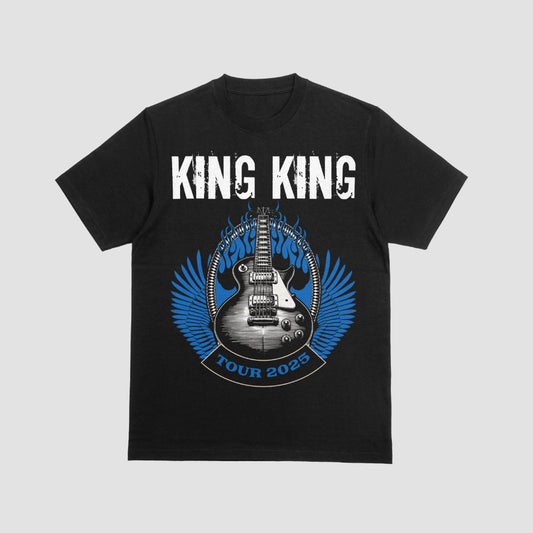 King King Guitar Blue Flame T-Shirt